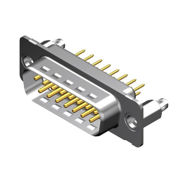 Molex D Subminiature Connector, 15 Contact(S), Male, 0.112 Inch Pitch, Solder Terminal, Locking 1731090141